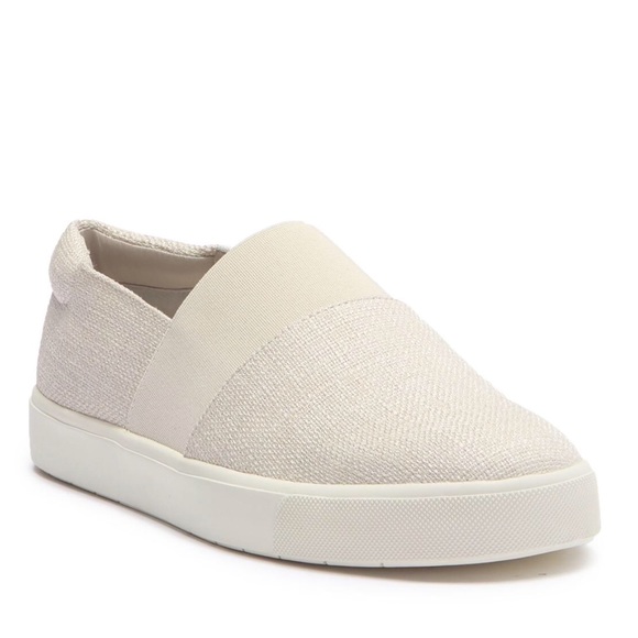 Last Pair! Vince Corbin Pull-on Sneakers Off-White - Picture 5 of 8